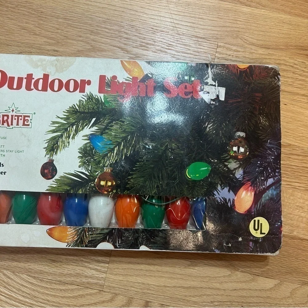 Vintage Merrybrite C9 Multi Color Christmas String Lights